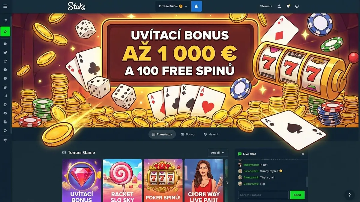 Stake uvítací bonus